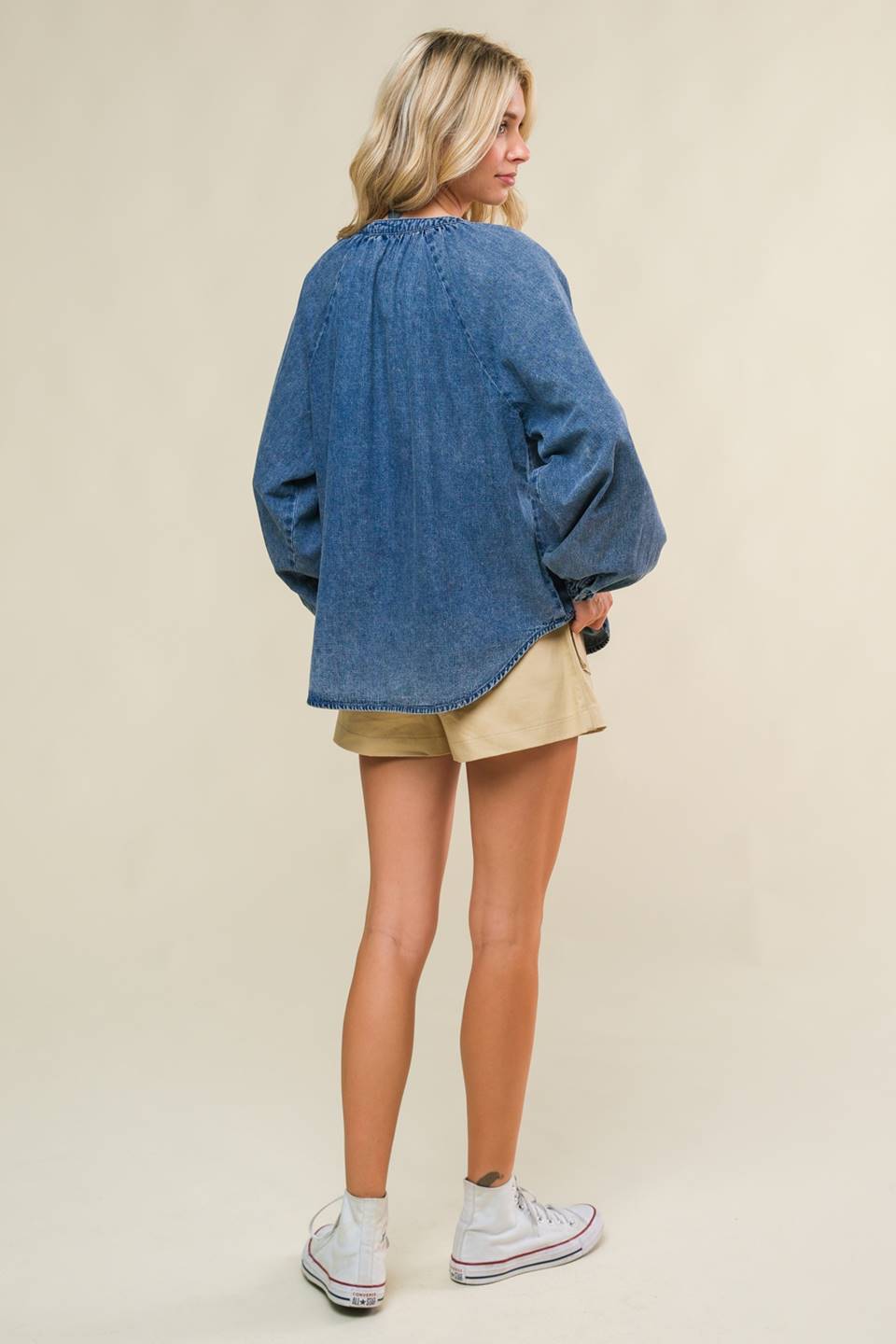 Everyday Denim Blouse