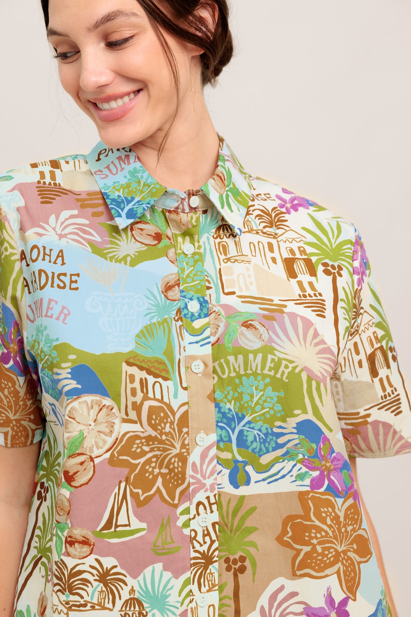 Paradise Postcard Resort Shirt