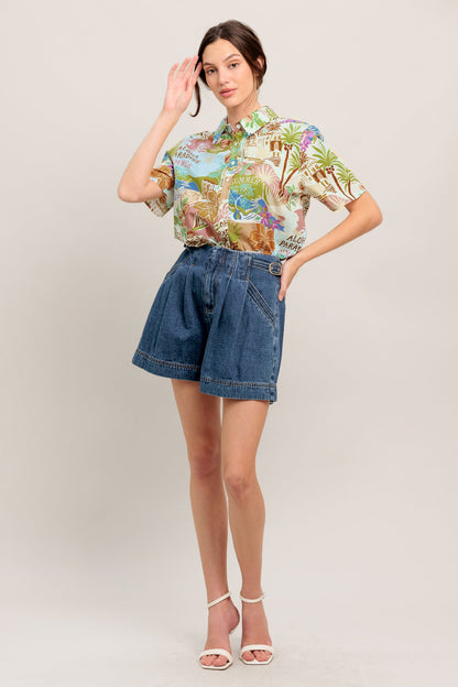 Paradise Postcard Resort Shirt