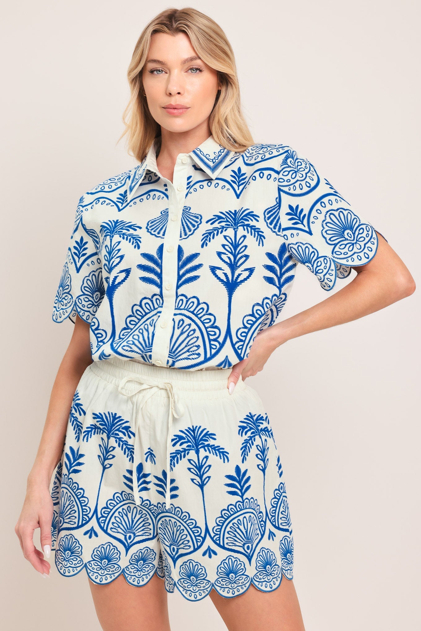 Talavera Scallop Shirt