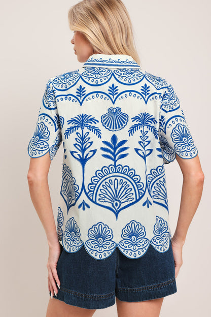 Talavera Scallop Shirt