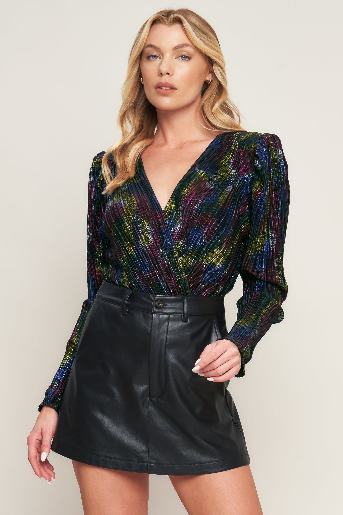 Midnight Dance Foil Bodysuit