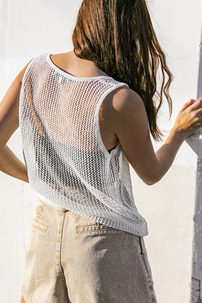 Silverlining Mesh Tank Top