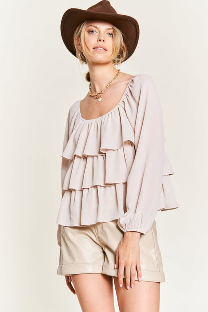 Tiered Blouse - Plus