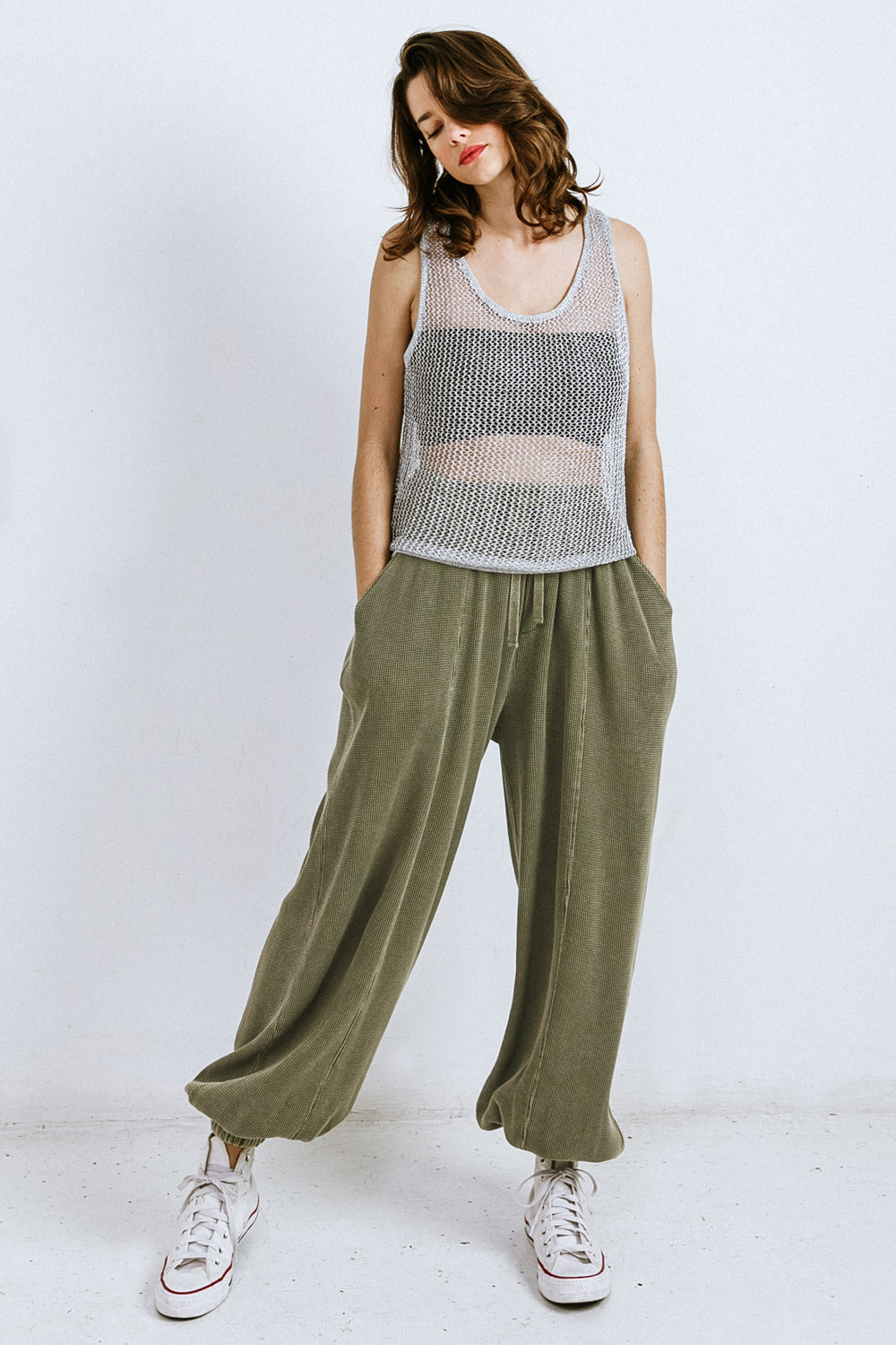 Silverlining Mesh Tank Top