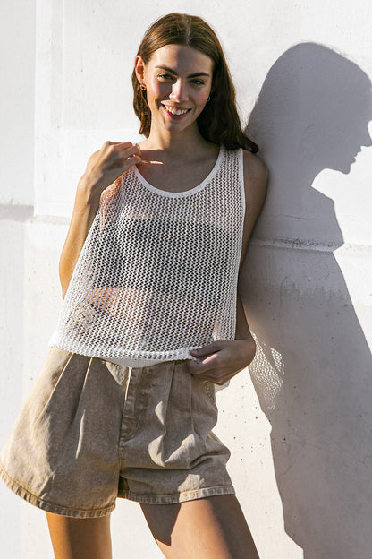 Silverlining Mesh Tank Top