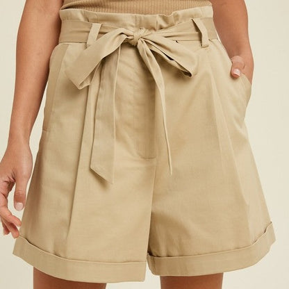 High-Rise Belted Bermuda