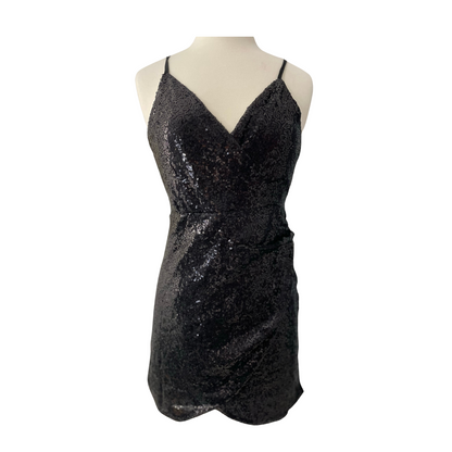 Little Black Sequin Dress