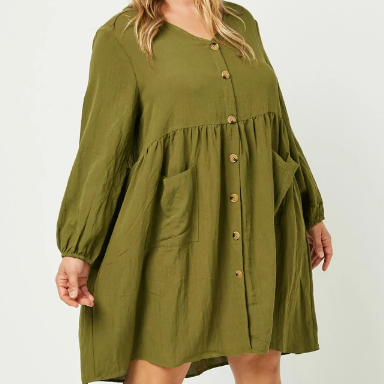 Dawn Olive Dress
