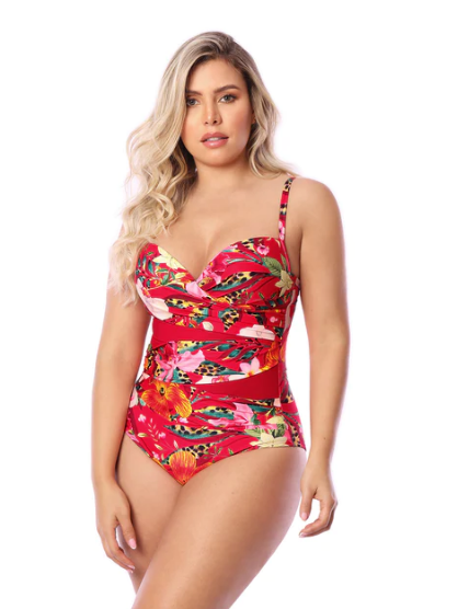 Iris Floral One Piece