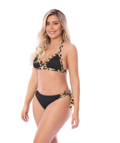 Leo Black Triangle Top