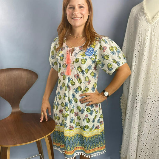 Pineapple Short Dress🛍️